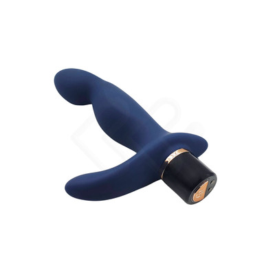 Foto 5 do produto Vibrador Massageador de Próstata e Períneo com 10 Modos de Vibração e Carregamento Magnético - Topo Toys Redondo | 10,2 x 2,9 cm
