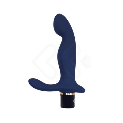 Foto 2 do produto Vibrador Massageador de Próstata e Períneo com 10 Modos de Vibração e Carregamento Magnético - Topo Toys Redondo | 10,2 x 2,9 cm
