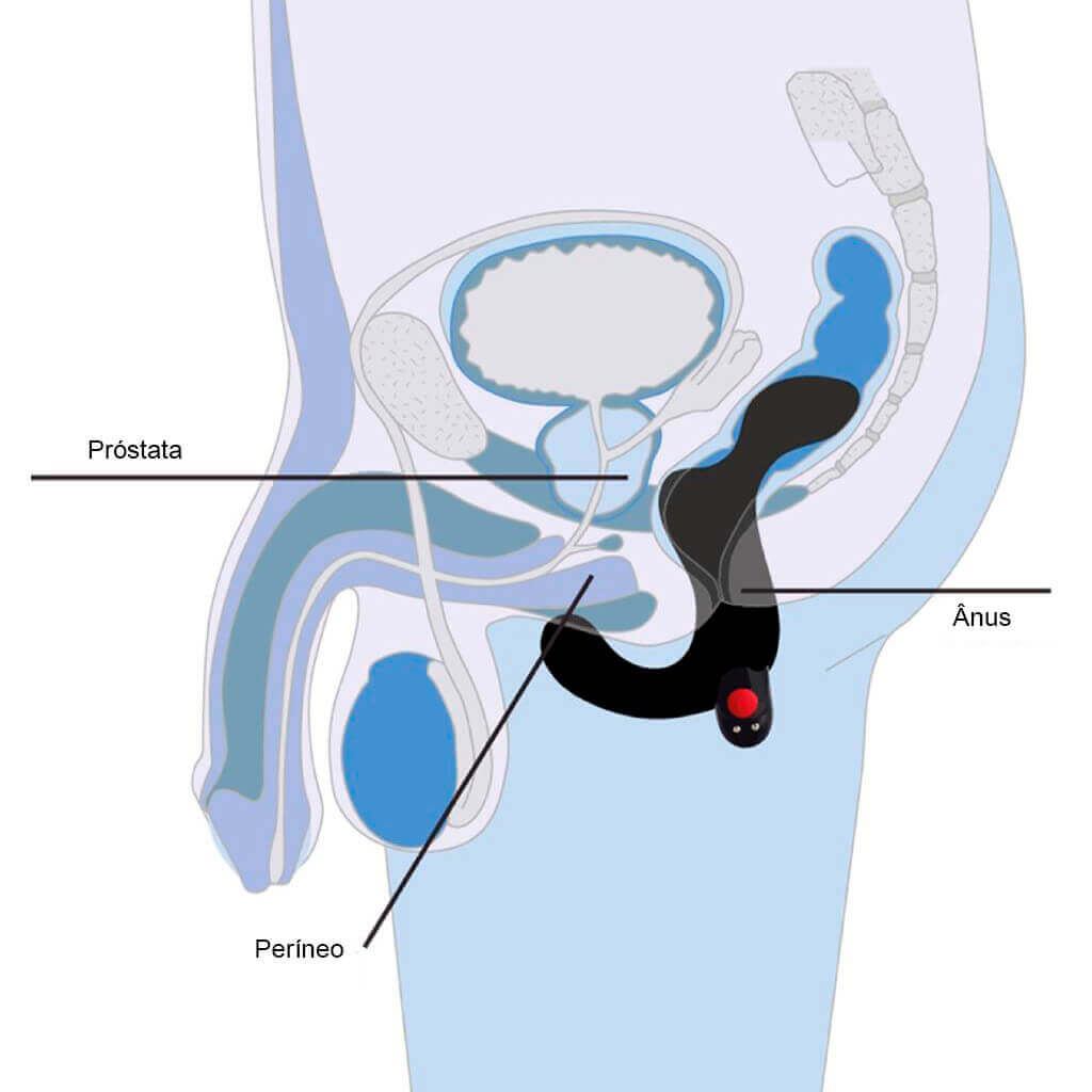 Vibrador Massageador de Próstata Recarregável com Formato Ergonômico e 5 Modos de Vibração - Fun Factory Duke | 15,5 x 2,7 cm | Disponível em 2 Cores - 9