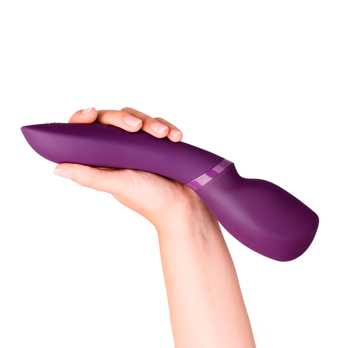 Vibrador Massageador Recarregável em Silicone com 10 Modos de Vibração, Ajuste de Intensidade e Controle Via Aplicativo - We-Vibe Wand 2 - 5