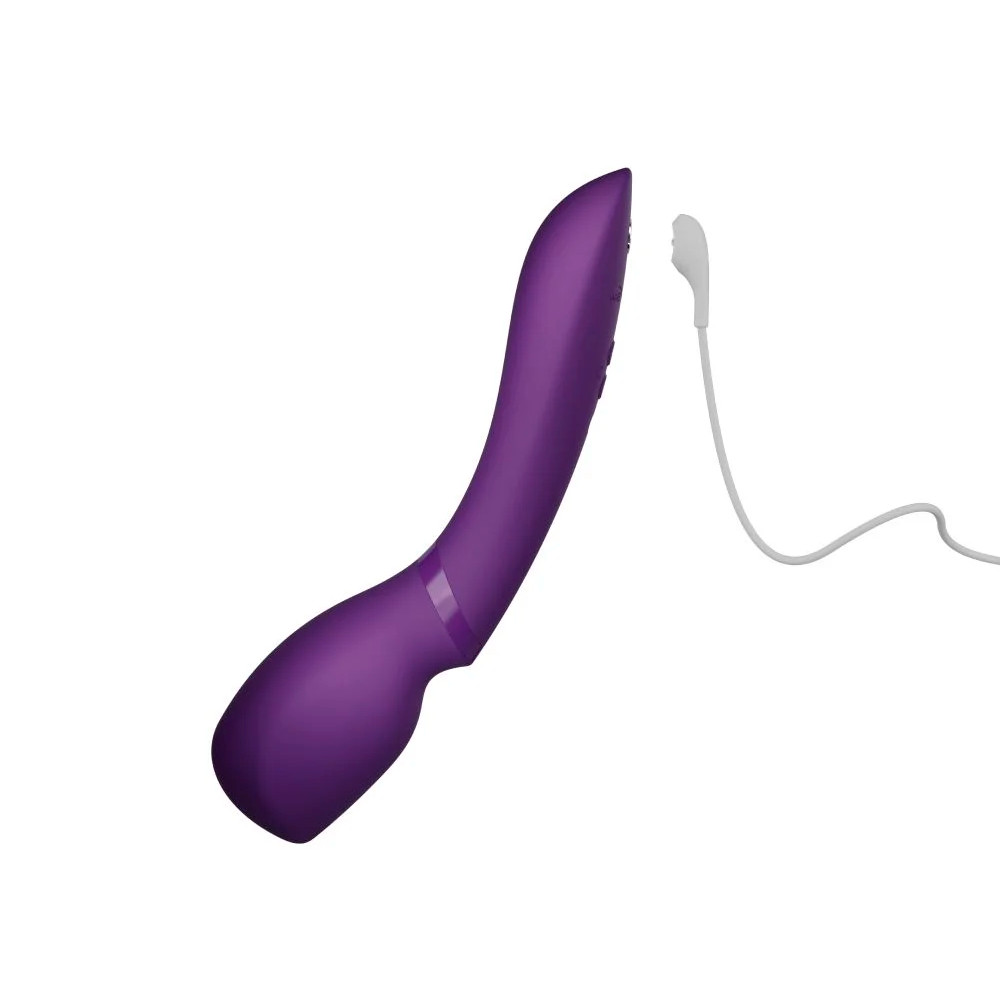 Vibrador Massageador Recarregável em Silicone com 10 Modos de Vibração, Ajuste de Intensidade e Controle Via Aplicativo - We-Vibe Wand 2 - 4