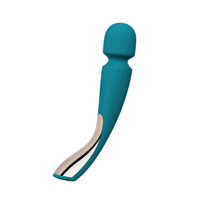 Foto 2 do produto Vibrador Massageador Recarregável em Silicone com 10 Modos de Vibrações Ultra Potentes - LELO Smart Wands 2 Médio | Disponível em 3 Cores