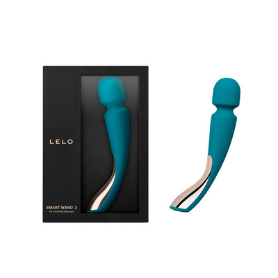 Foto 3 do produto Vibrador Massageador Recarregável em Silicone com 10 Modos de Vibrações Ultra Potentes - LELO Smart Wands 2 Médio | Disponível em 3 Cores