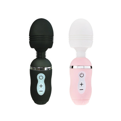 Foto 1 do produto Vibrador Massageador Recarregável em Silicone com 4 Intensidades de Vibração - Denma Daisy | 16 x 4,4 cm | Disponível em 2 Cores