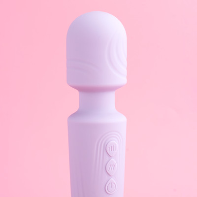 Foto 2 do produto Vibrador Massageador em Silicone com 20 Modos de Vibração, 9 Intensidades e Carregamento via Cabo USB - Exclusiva SensiWave