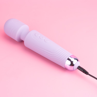 Foto 4 do produto Vibrador Massageador em Silicone com 20 Modos de Vibração, 9 Intensidades e Carregamento via Cabo USB - Exclusiva SensiWave