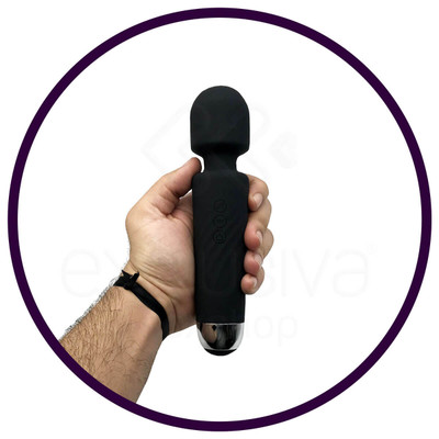 Vibrador Massageador em Silicone com 7 Modos de Vibração e 4 Níveis de Intensidade - S-Hande Hero | 19,7 x 4,4 cm | Disponível em 3 Cores