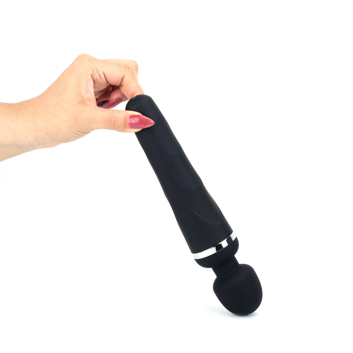 Vibrador Massageador em Silicone no Formato de "Varinha" com 7 Modos de Vibração, Controle por Aplicativo e Carregamento via USB - Lovense Domi 2 |  23,2 x 4,4 cm - 7