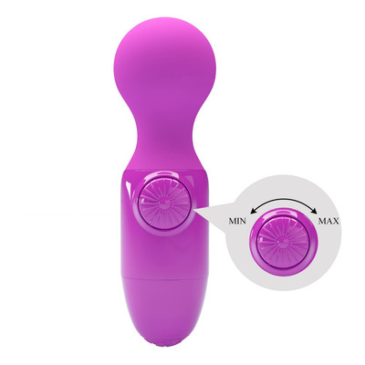 Foto 4 do produto Vibrador Massageador em Silicone com Vibração Multivelocidade - Pretty Love Little Cute | 11,9 x 3,7 cm