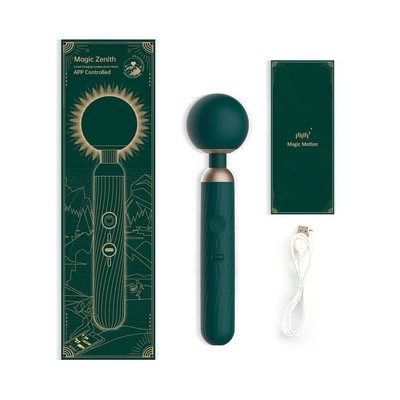 Foto 3 do produto Vibrador Massageador em Silicone Soft com Motor Duplo, 5 Modos de Vibração, 4 Níveis de Intensidade e App Control - Magic Motion Zenith | 8,5 x 6,8 cm