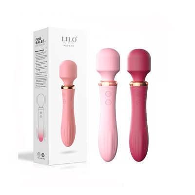 Foto 2 do produto Vibrador Massageador em Silicone Soft Touch com Motor Duplo, 10 Modos de Vibração e Auto Aquecimento - Lilo, We Love Vênus Wand II | Disponível em 2 Cores