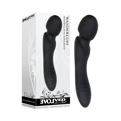 Foto 1 do produto Vibrador Massageador em Silicone Soft Touch com Motor Duplo, 7 Vibrações e Resistencia à Água - Evolved Wanderlust | 23,5 x 5,1 cm