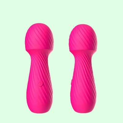 Vibrador Massageador em Silicone Texturizado com 9 Modos de Vibração, Resistente à água e Recarregável - USK Massager | Disponível em 2 Cores