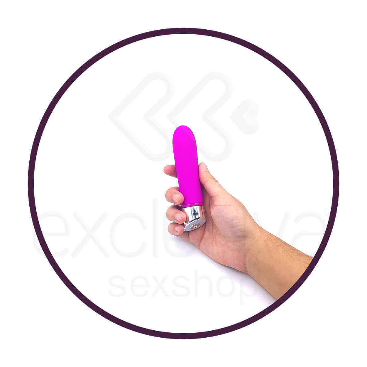 Vibrador Personal com 12 Modos de Vibrações e Resistência à Água - Pretty Love Sampson | 12,3 x 2,8 | Disponível em 2 Cores - 5