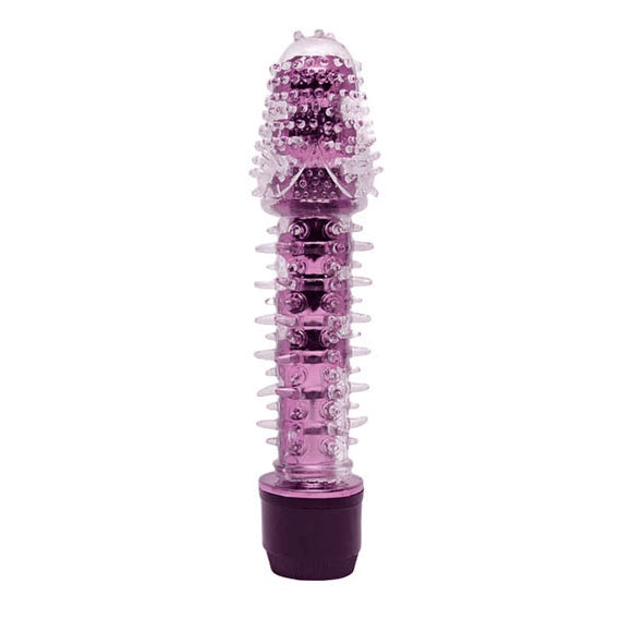 Vibrador Personal com Capa Extensora de Silicone com Textura Massageadora e Vibração Multivelocidade - Dragon Bar | 13,5 x 3 cm | Disponível em 6 Cores - 8