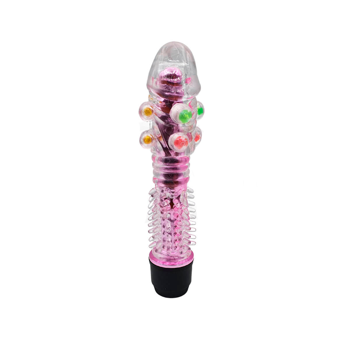 Vibrador Personal com Capa de Glande, Texturas Massageadoras e Vibração Multivelocidade - Vibrator G Spot | 14,3 x 1,7 cm | Disponível em 4 Cores - 3