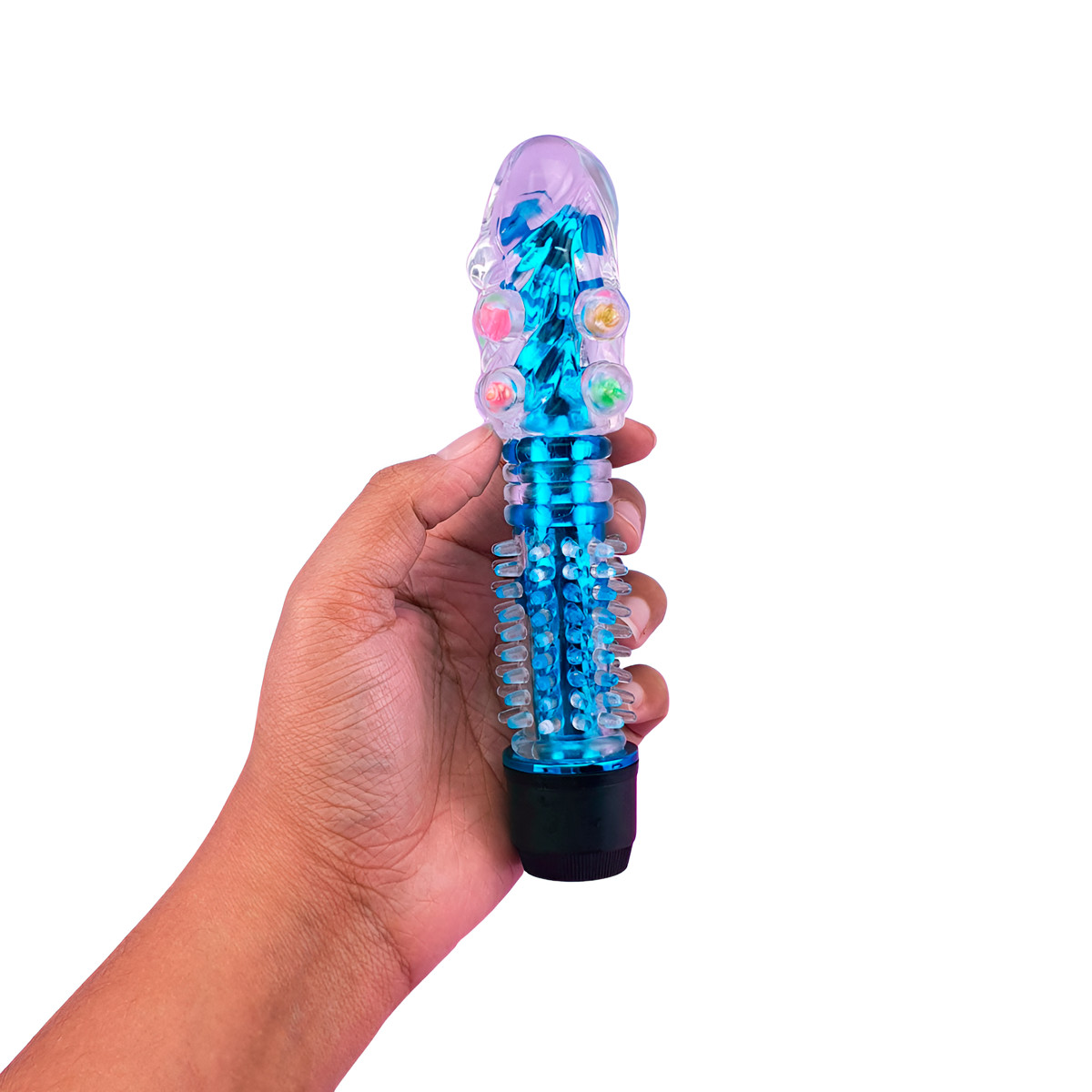 Vibrador Personal com Capa de Glande, Texturas Massageadoras e Vibração Multivelocidade - Vibrator G Spot | 14,3 x 1,7 cm | Disponível em 4 Cores - 8