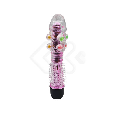 Foto 2 do produto Vibrador Personal com Capa de Glande, Texturas Massageadoras e Vibração Multivelocidade - Vibrator G Spot | 14,3 x 1,7 cm | Disponível em 4 Cores