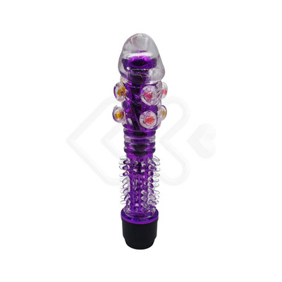 Foto 5 do produto Vibrador Personal com Capa de Glande, Texturas Massageadoras e Vibração Multivelocidade - Vibrator G Spot | 14,3 x 1,7 cm | Disponível em 4 Cores