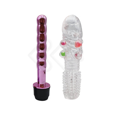 Foto 3 do produto Vibrador Personal com Capa de Glande, Texturas Massageadoras e Vibração Multivelocidade - Vibrator G Spot | 14,3 x 1,7 cm | Disponível em 4 Cores