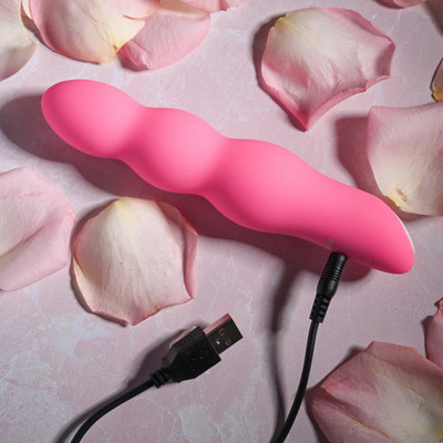 Vibrador Personal Escalonado Recarregável com Luz Led, 7 Modos de Vibração - Evolved Afterglow | 17 x 3,5 cm