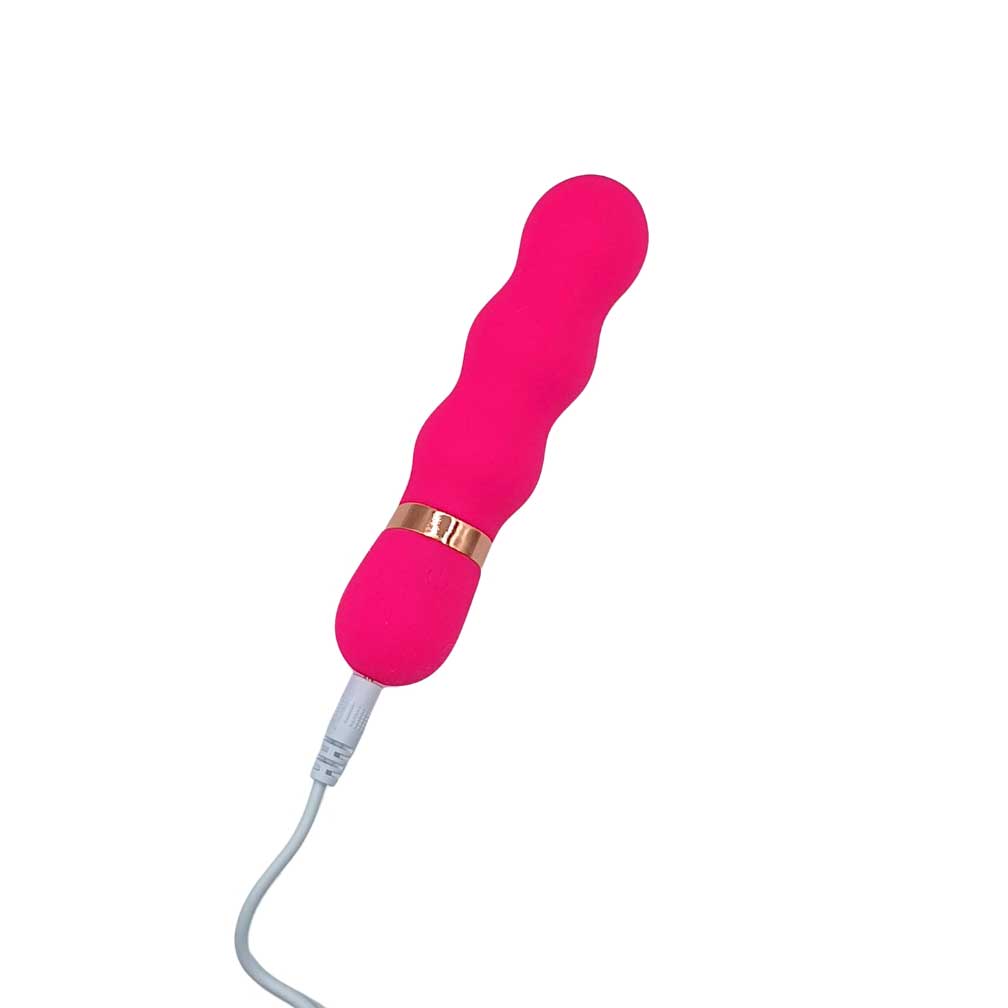 Vibrador Personal Escalonado em Silicone com Vibração 10 Modos de Vibração e Carregamento Via Cabo USB - Goody Vibes Buds | 8 x 2,6 cm | Disponível em 2 Cores - 7