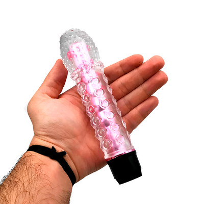 Vibrador Personal no Formato Escalonado com Capa Extensora Texturizada e Vibração Multivelocidade - Vibrator G Spot | 15,1 x 4 cm | Disponível em 5 Cores