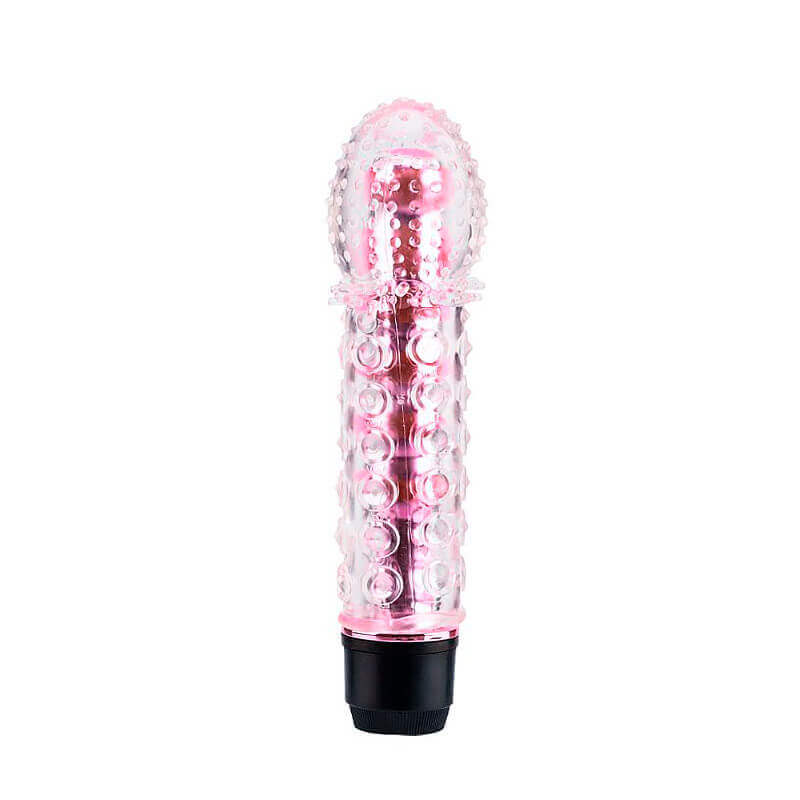 Vibrador Personal no Formato Escalonado com Capa Extensora Texturizada e Vibração Multivelocidade - Vibrator G Spot | 15,1 x 4 cm | Disponível em 5 Cores - 5
