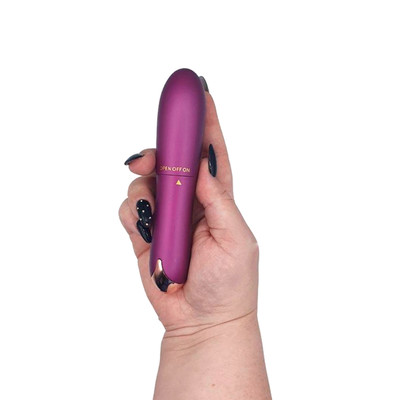Foto 5 do produto Vibrador Personal de Luxo em ABS com Vibração Única - Ametista | 7 x 3,2 cm