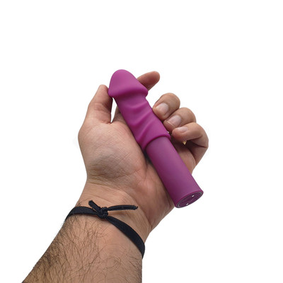 Foto 7 do produto Vibrador Personal Recarregável com Capa em Forma de Glande Definida e 10 Modos de Vibração - Adam & Eve Eve's Satin Slim Rechargeable Vibe | 12 x 2,2 cm