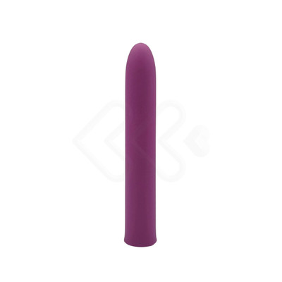 Foto 2 do produto Vibrador Personal Recarregável com Capa em Forma de Glande Definida e 10 Modos de Vibração - Adam & Eve Eve's Satin Slim Rechargeable Vibe | 12 x 2,2 cm