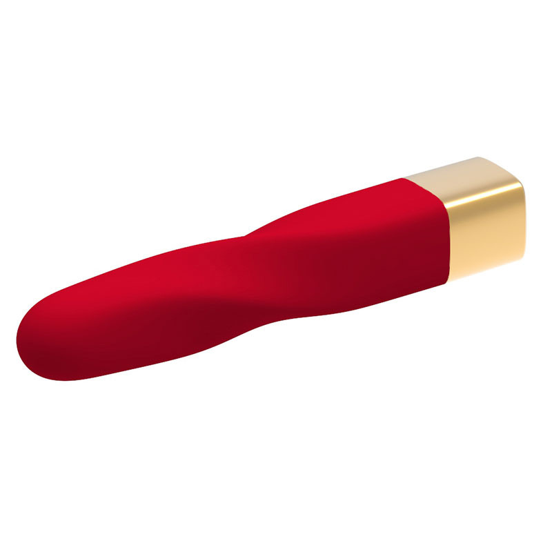 Vibrador Personal Recarregável em Silicone  com 10 Modos de Vibrações - Essence Toys Red Vibez | 12,1 x 2,1 cm - 4