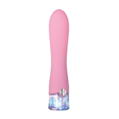 Foto 2 do produto Vibrador Personal Recarregável com Texturas em Espiral, 10 Modos de Vibração e Luz de LED - Evolved Sparkle | 11,4 x 3,5 cm