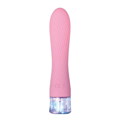 Foto 3 do produto Vibrador Personal Recarregável com Texturas em Espiral, 10 Modos de Vibração e Luz de LED - Evolved Sparkle | 11,4 x 3,5 cm