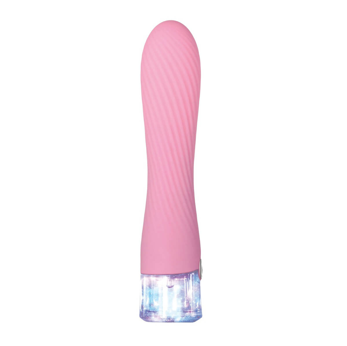 Vibrador Personal Recarregável com Texturas em Espiral, 10 Modos de Vibração e Luz de LED - Evolved Sparkle | 11,4 x 3,5 cm - 4