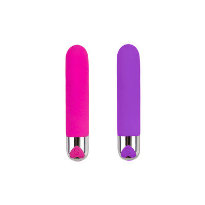 Vibrador Personal em Silicone com 12 Modos de Vibração e Carregamento USB - YouVibe | 10 x 2,5 cm | Disponível em 2 Cores