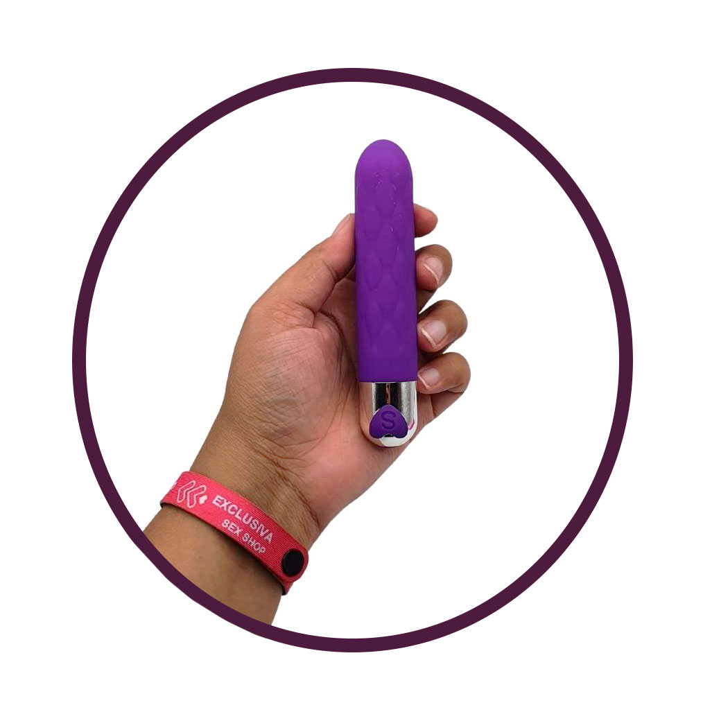 Vibrador Personal em Silicone com Textura em Ondas, Recarregável e 12 Modos de Vibração - You Vibe G-Spot Vibrator - 10 x 2,5 cm | Disponível em 2 Cores - 6