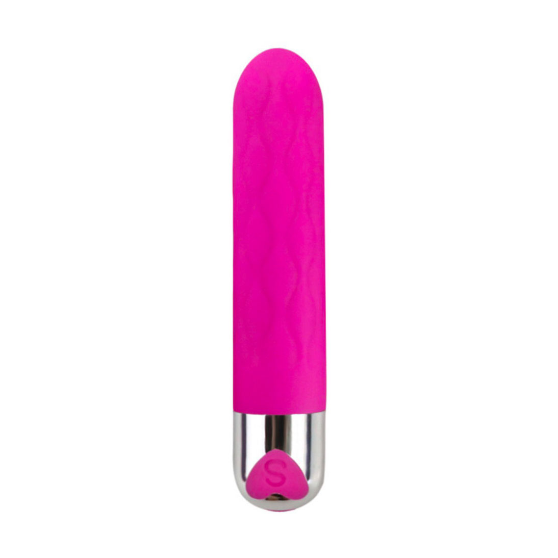 Vibrador Personal em Silicone com Textura em Ondas, Recarregável e 12 Modos de Vibração - You Vibe G-Spot Vibrator - 10 x 2,5 cm | Disponível em 2 Cores - 8