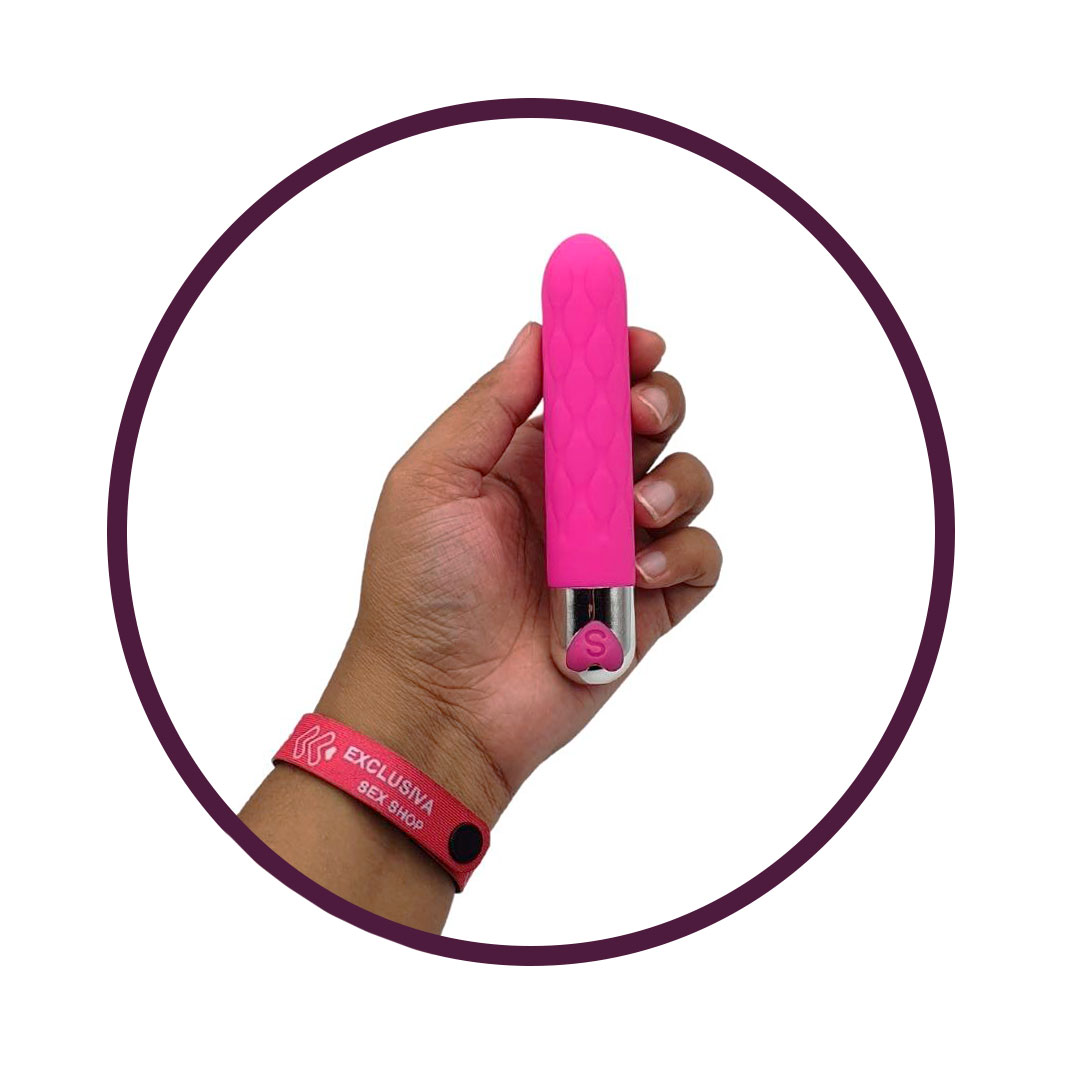 Vibrador Personal em Silicone com Textura em Ondas, Recarregável e 12 Modos de Vibração - You Vibe G-Spot Vibrator - 10 x 2,5 cm | Disponível em 2 Cores - 10