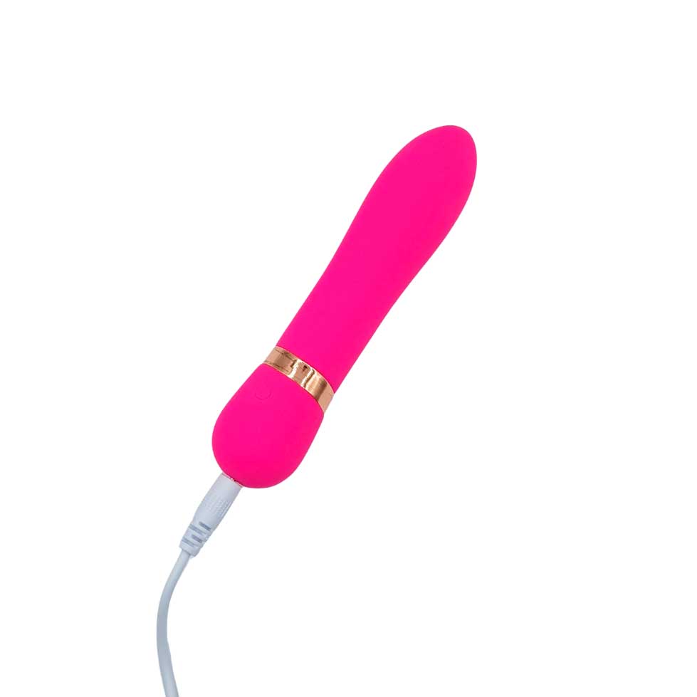 Vibrador Personal em Silicone com Vibração 10 Modos de Vibração e Carregamento Via Cabo USB - Goody Vibes Whole | 8,5 x 2,4 cm | Disponível em 2 Cores - 7