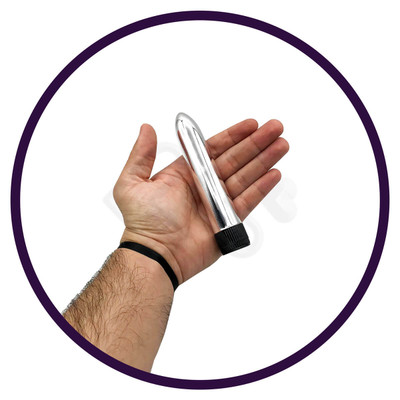 Foto 6 do produto Vibrador Personal com Vibração Multivelocidade - Sex Toys - 12 x 2,5 cm | Disponível em 2 Cores
