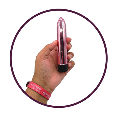 Foto 2 do produto Vibrador Personal com Vibração Multivelocidade - Sex Toys - 12 x 2,5 cm | Disponível em 2 Cores
