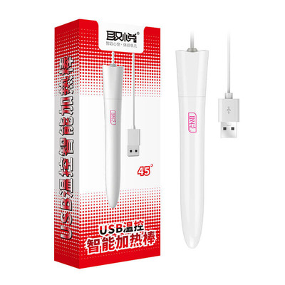 Foto 1 do produto Personal no Formato de Bastão com Aquecimento que Chega até 45 ºC via USB - 15 x 2,2 cm