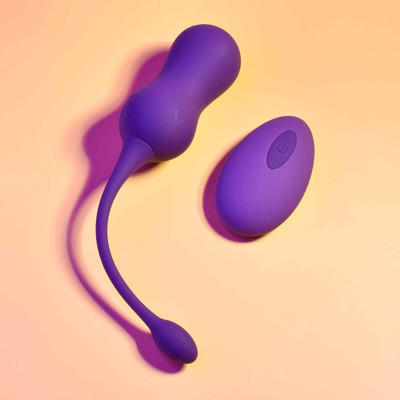 Foto 3 do produto Vibrador para Pompoar Recarregável, em Silicone com 10 Modos de Vibrações e Controle Remoto Sem Fio - Evolved PlayBoy Pleasure Double Time | 6,8 x 3,3 cm