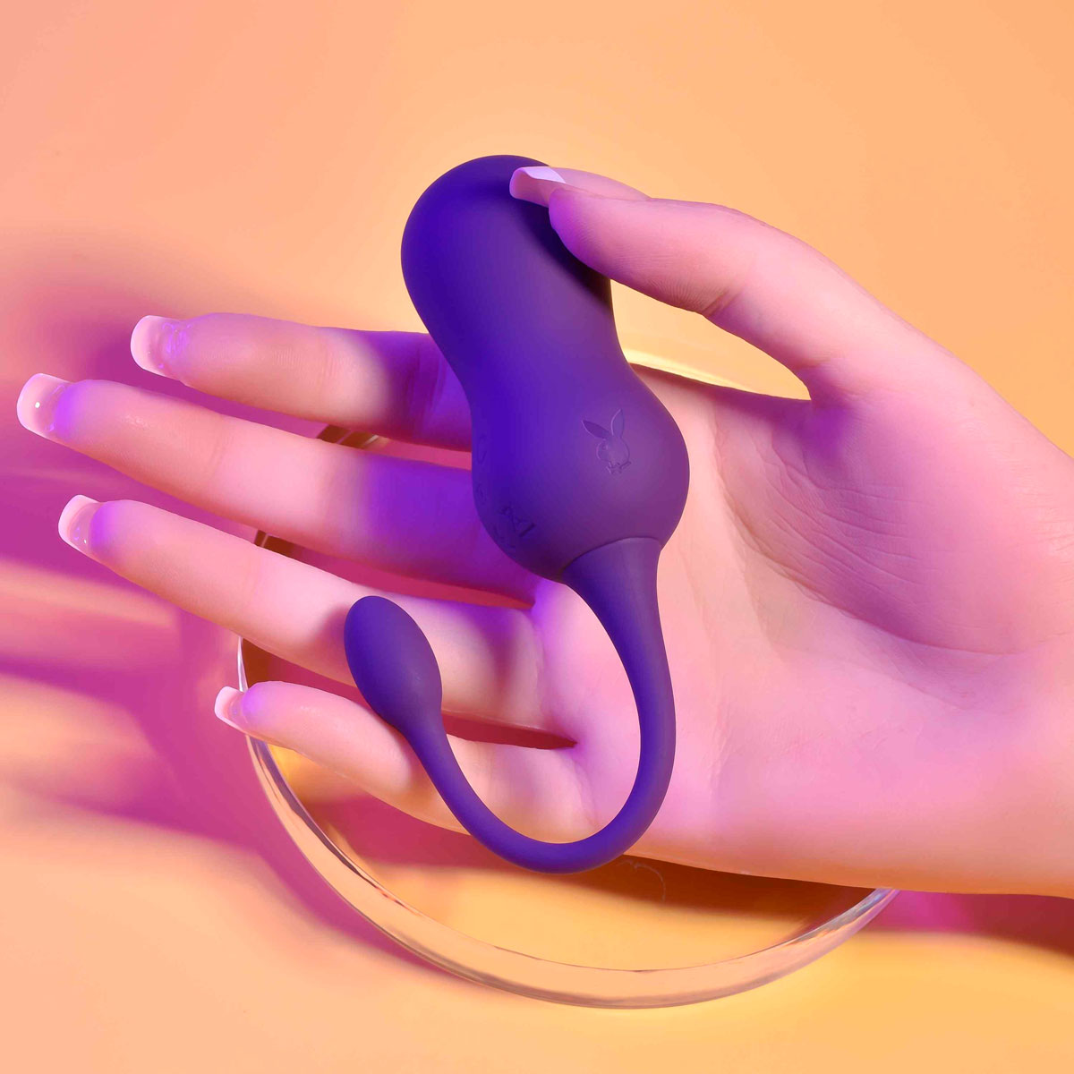 Vibrador para Pompoar Recarregável, em Silicone com 10 Modos de Vibrações e Controle Remoto Sem Fio - Evolved PlayBoy Pleasure Double Time | 6,8 x 3,3 cm - 5