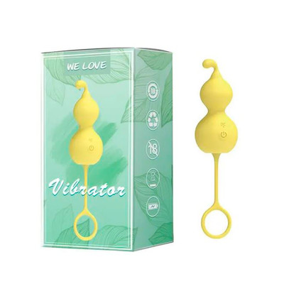 Foto 1 do produto Vibrador para Pompoarismo em Silicone com 10 Modos de Vibração, Aquecimento e Recarregável Via Cabo USB - Lilo We Love Mini Gourd | 8,5 x 3,9 cm