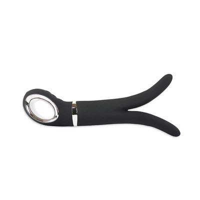 Foto 2 do produto Vibrador Ponta Dupla Recarregável em Silicone com 6 Modos de Vibrações, à Prova D'água - G Vibe 2 - 23,5 x 3,5 cm | Disponível em 3 cores