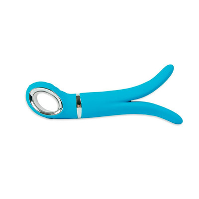 Foto 4 do produto Vibrador Ponta Dupla Recarregável em Silicone com 6 Modos de Vibrações, à Prova D'água - G Vibe 2 - 23,5 x 3,5 cm | Disponível em 3 cores