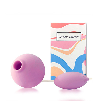 Vibrador de Ponto G com 10 Modos de Vibração e Massageador de Clitóris com 3 Modos de Sucção, Recarregável - Dream Lover Moon | 5,4 x 5,4 cm