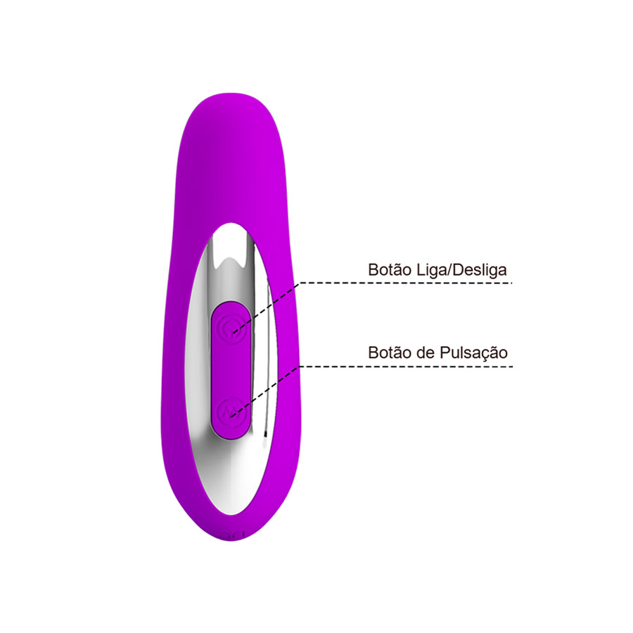 Vibrador de Ponto G em Silicone com 12 Modos de Pulsação Potentes e Recarregável - Pretty Love Piper | 9,6 x 3,5 cm - 7